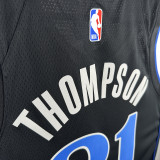 2025 Mavericks THOMPSON #31 Black City Edition NBA Jerseys