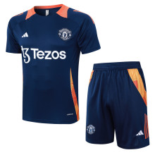 2025 M Utd Sapphire Blue Training Jersey(A Set)