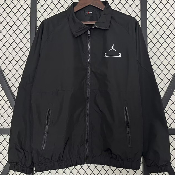 2025 Jordon Black Windbreaker