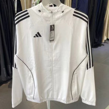 2025 Ad~ White Windbreaker
