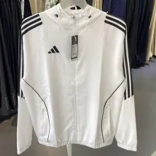 2025 Ad~ White Windbreaker