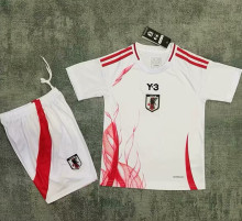 2024/25 Japan Away Y-3 White Kids Soccer Jersey