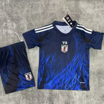 2024/25 Japan Home Y-3 Blue Kids Soccer Jersey