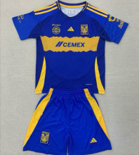 2024/25 U.A.N.L Tiger Away Blue Kids Soccer Jersey