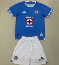 2024/25 Cruz Azul Home Blue Kids Soccer Jersey