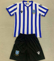 2024/25 Sheffield Wednesday Home Kids Soccer Jersey 谢周三