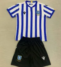 2024/25 Sheffield Wednesday Home Kids Soccer Jersey 谢周三
