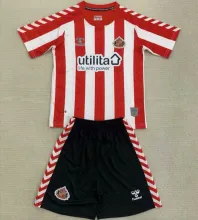2024/25 Sunderland Home Kids Soccer Jersey
