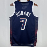 2024 Team USA DURANT #7 Sapphire Blue NBA Jersey