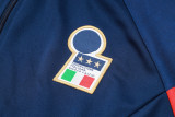 2025  Italy Sapphire Blue Jacket Tracksuit