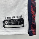 2024 Team USA EDWARDS #5 White NBA Jersey