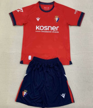 2024/25 Osasuna Home Red Kids Soccer Jersey