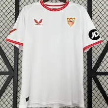 2024/25 Sevilla FC Home White Fans Soccer Jersey