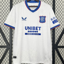 2024/25 Glasgow Rangers Away White  Fans Jersey
