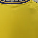2024/25 Al Nassr Home Yellow Fans Soccer Jersey