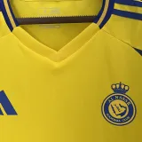 2024/25 Al Nassr Home Yellow Fans Soccer Jersey
