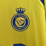 2024/25 Al Nassr Home Yellow Fans Soccer Jersey