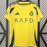 2024/25 Al Nassr Home Yellow Fans Soccer Jersey