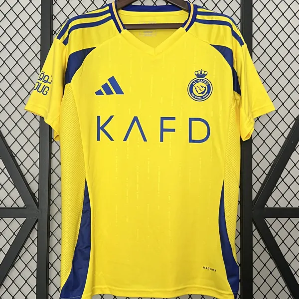 2024/25 Al Nassr Home Yellow Fans Soccer Jersey