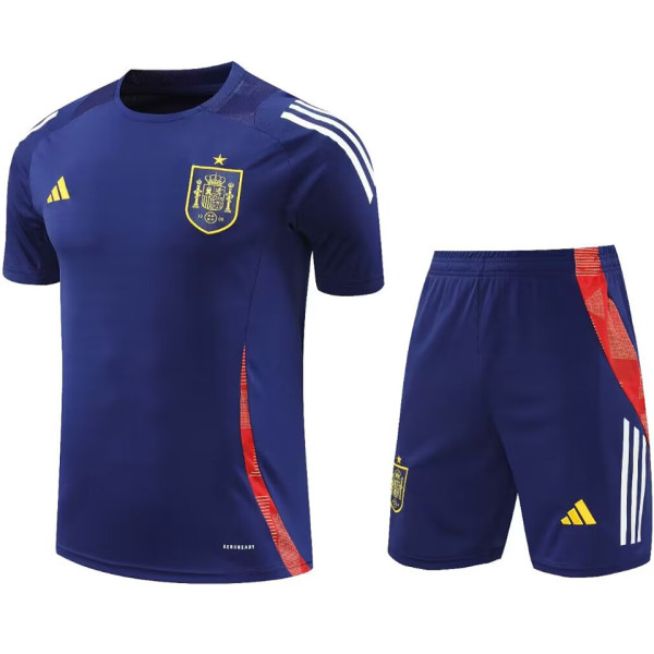 2025 Spain Sapphire Blue Training Jersey(A Set)