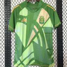 2024/25 Argentina Green Goalkeeper Fans Soccer Jersey