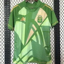 2024/25 Argentina Green Goalkeeper Fans Soccer Jersey