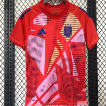 2024/25 Argentina Red Goalkeeper Fans Soccer Jersey