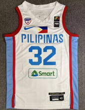2024 PILIPINAS Team BROWNLEE #32 White Jersey