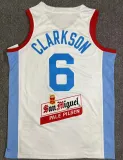 2024 PILIPINAS Team CLARKSON #6 White Jersey