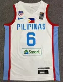2024 PILIPINAS Team CLARKSON #6 White Jersey