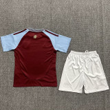 2024/25 Aston Villa Home Kids Soccer Jersey