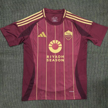 2024/25 Roma Home Red Fans Soccer Jersey