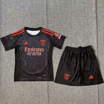 2024/25 Benfica Away Black Kids Soccer Jersey