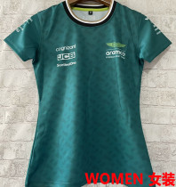 2024/25 Aston Martin F1 Green  Women Team T-Shirt (女装圆领)