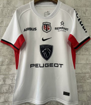 2024/25 Stade Toulousain Away White Rugby Shirt 图卢斯