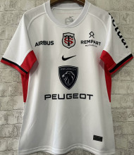 2024/25 Stade Toulousain Away White Rugby Shirt 图卢斯