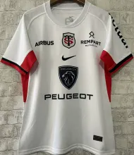 2024/25 Stade Toulousain Away White Rugby Shirt 图卢斯