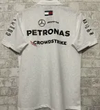 2024/25 Mercedes AMG Petronas F1 White Team POLO T-Shirt (有领)