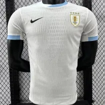 2024/25 Uruguay Away White Playe Version Jersey 乌拉圭
