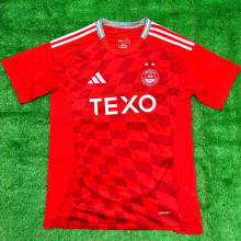 2024/25 Aberdeen Home Red Fans Jersey 阿伯丁/ 阿拉丁