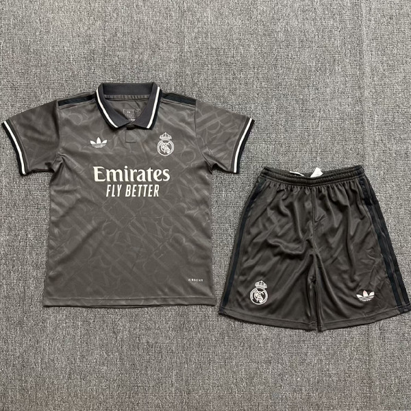 2024/25 RM Third Black Kids Soccer Jersey