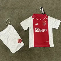 2024/25 AA Home Kids Soccer Jersey 白色纽扣