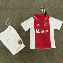 2024/25 AA Home Kids Soccer Jersey 白色纽扣