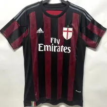 2015/16 AC Milan Home Retro Soccer Jersey