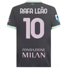 RAFA LEãO #10 AC Milan Third Fans Soccer Jersey 2024/25 带号下广告 意甲字体 ★★