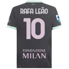 RAFA LEãO #10 AC Milan Third Fans Soccer Jersey 2024/25 带号下广告 意甲字体 ★★
