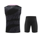 2025 PSG Black Vest Training Jersey(A Set)