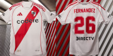 FERNANDEZ #26 River Plate Home White Fans Soccer Jersey 2024/25