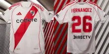 FERNANDEZ #26 River Plate Home White Fans Soccer Jersey 2024/25