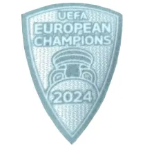 UEFA EUROPEAN CHAMPIONS Patch 2024 欧洲杯冠军章 胸前三角章板牙用 (You can buy it Or tell me to print it on the Jersey )